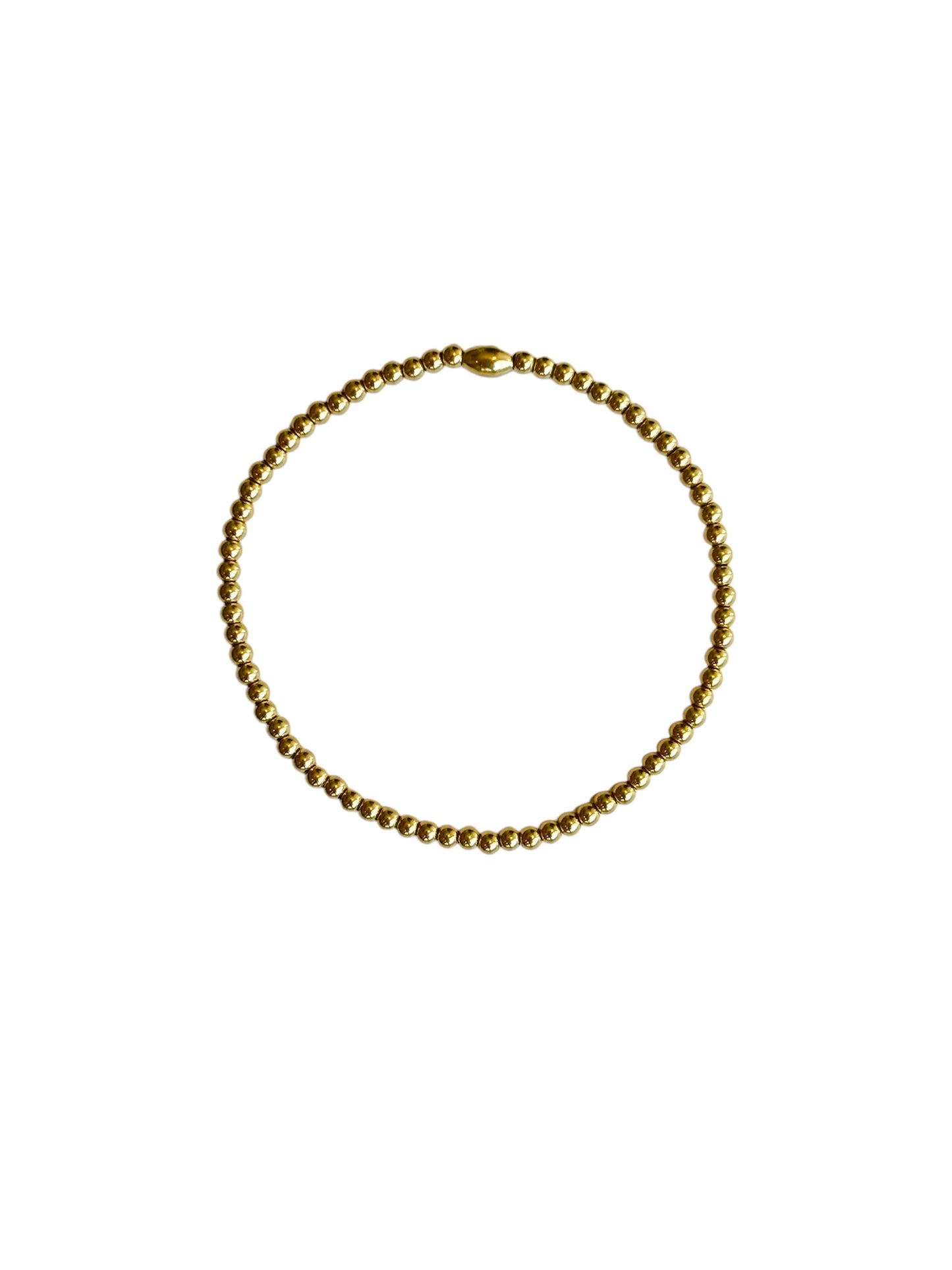 Gold filled beaded bracelet